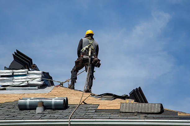 Professional Roofing technician working in Detroit Lakes, MN